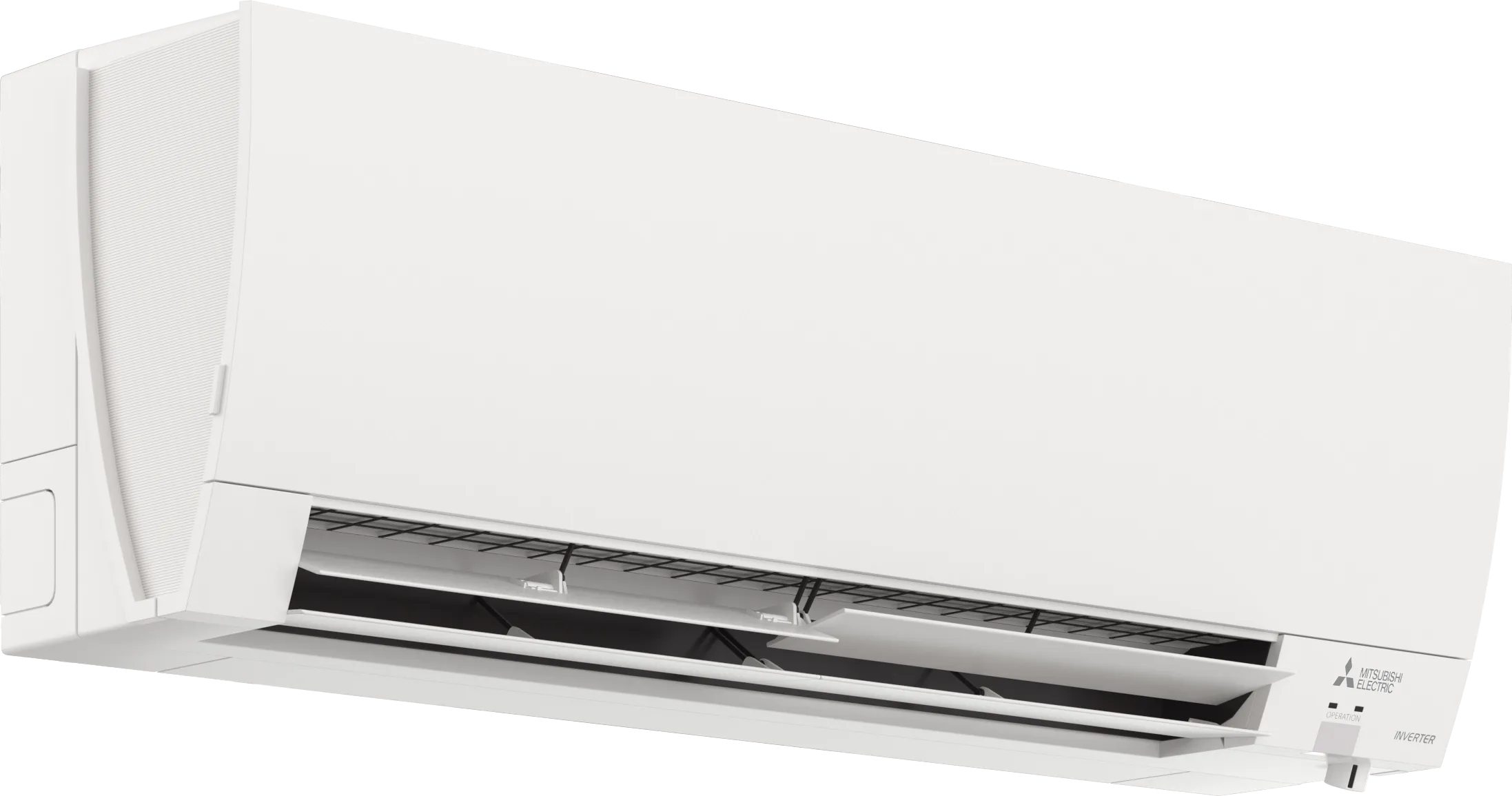 Deluxe wall-mounted indoor unit left side