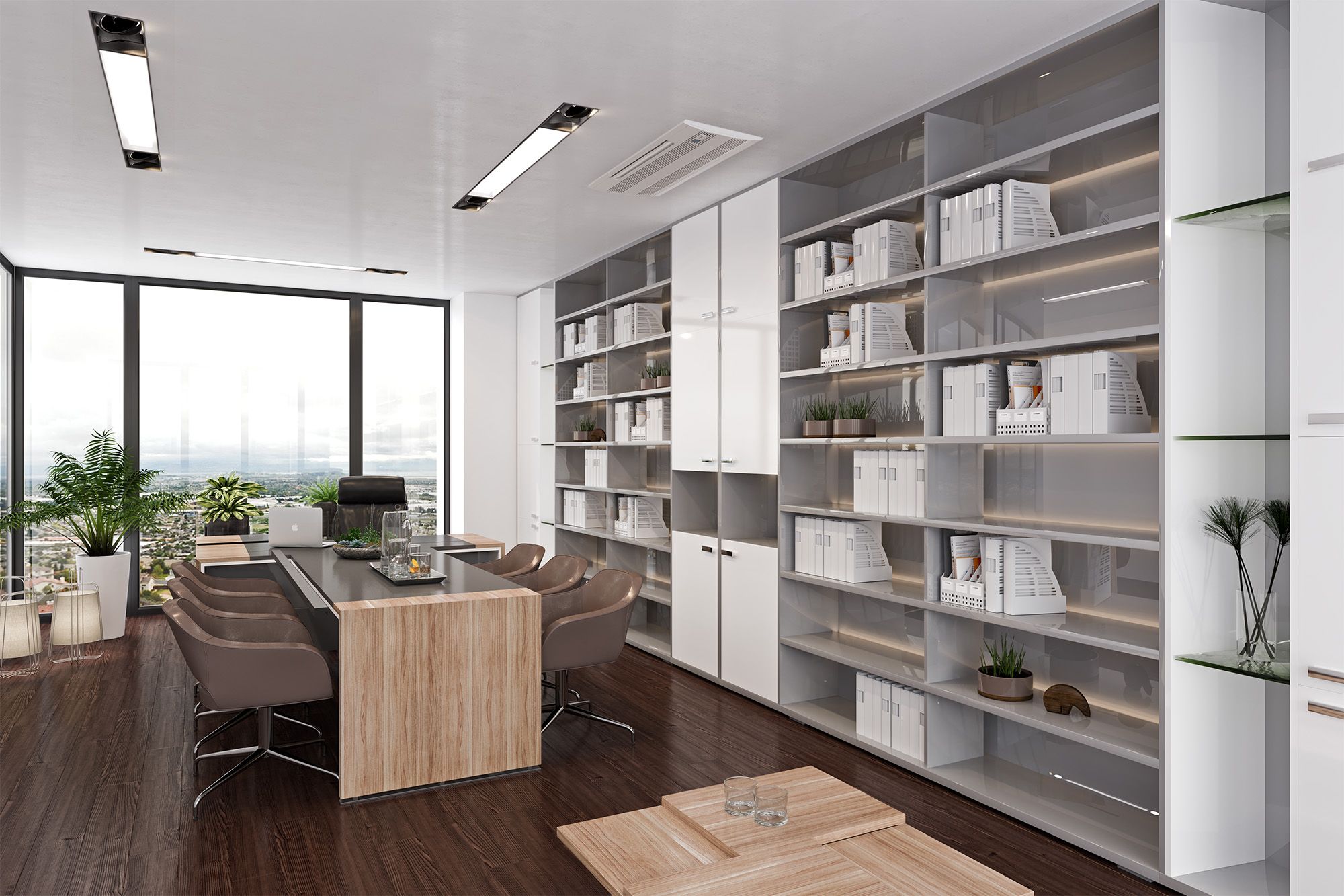 One way Ceiling Cassette in office