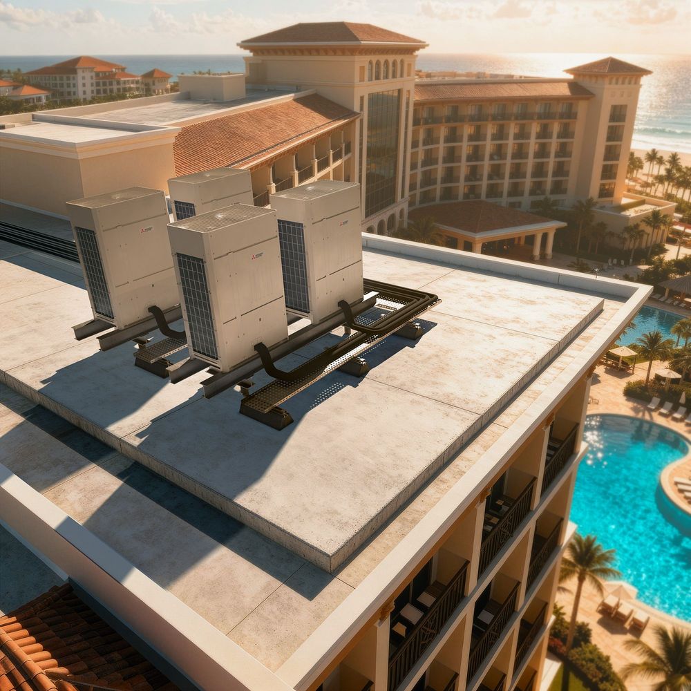 City Multi Hotel rooftop overlooking property