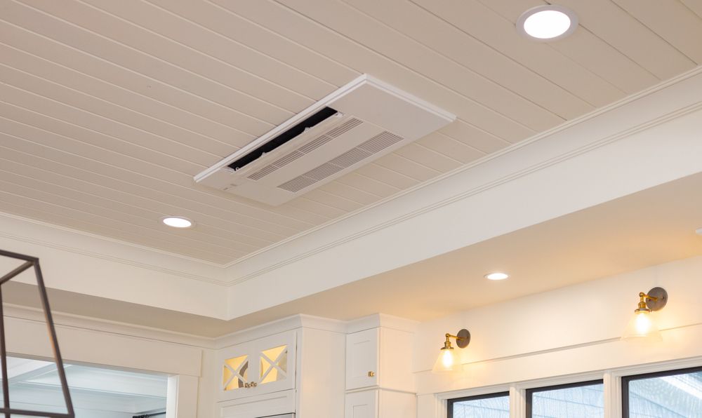 ceiling cassette in ceiling