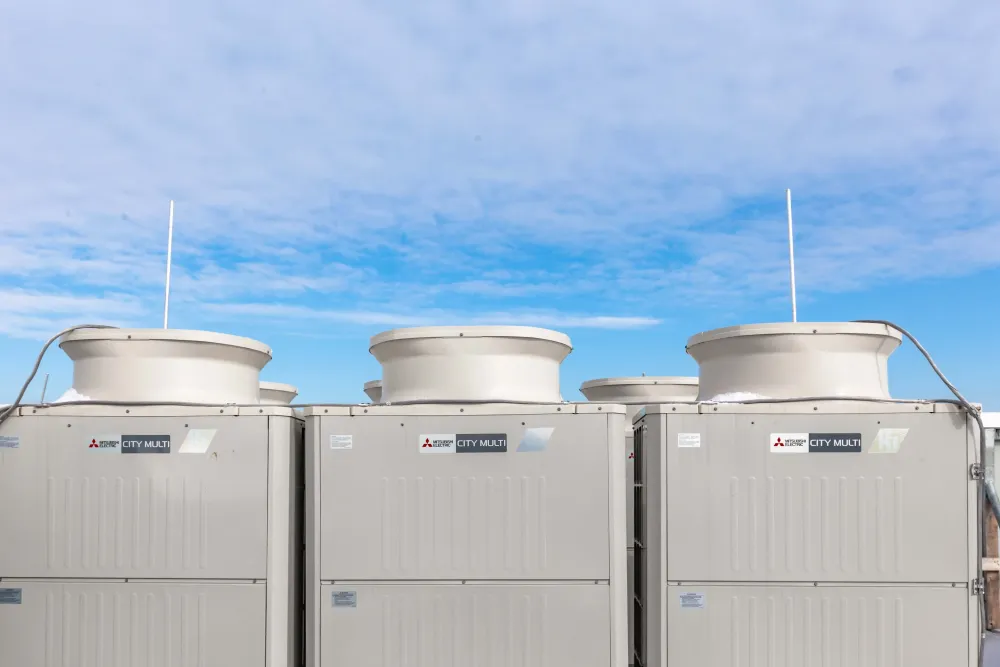 Critical Cooling - Data Center technology power sky electricity H2O industry machinery outdoors chemistry gasoline pollution immense contemporary steel business nature petroleum high architecture