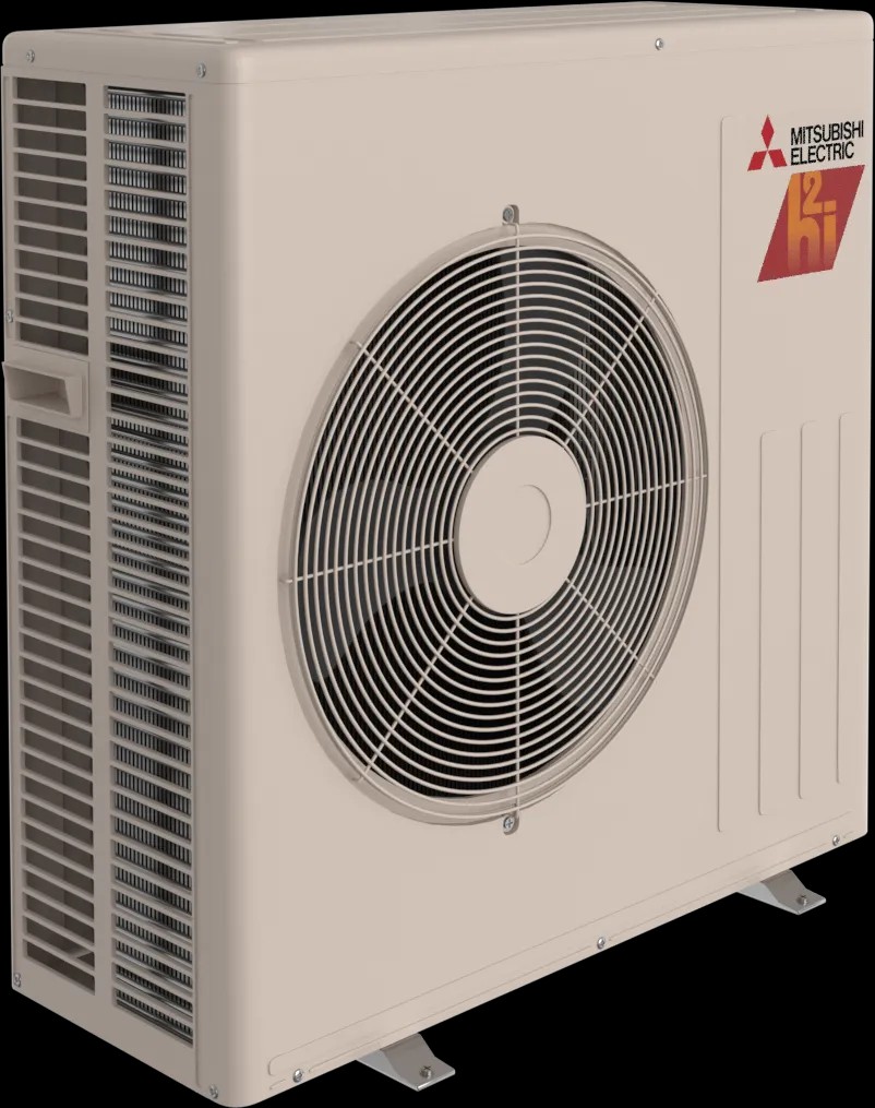 Single-zone hyper-heating universal heat pump SUZ right side