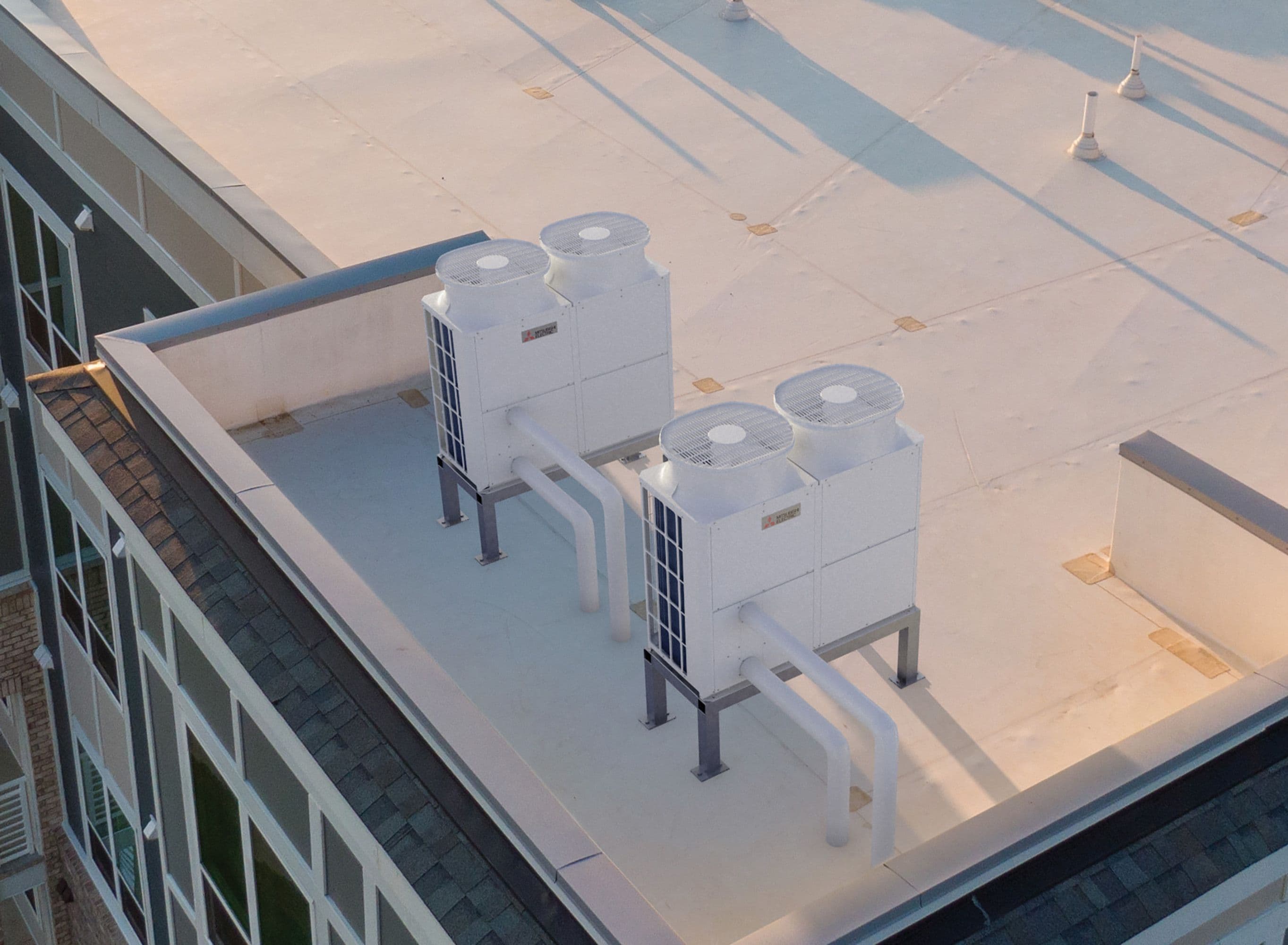 ecodan CAHV rooftop view