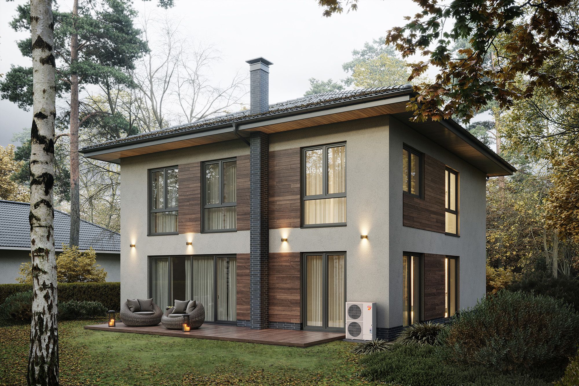 Multi-zone outdoor hyper heat pump