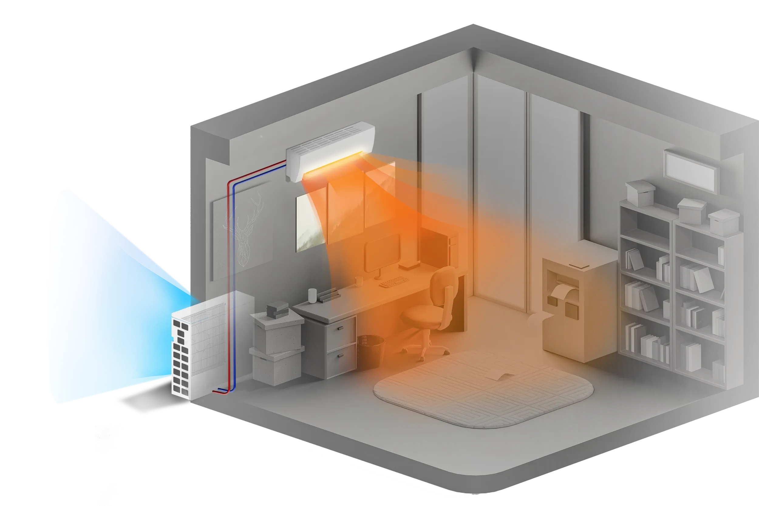 heat pump mini split heating mode