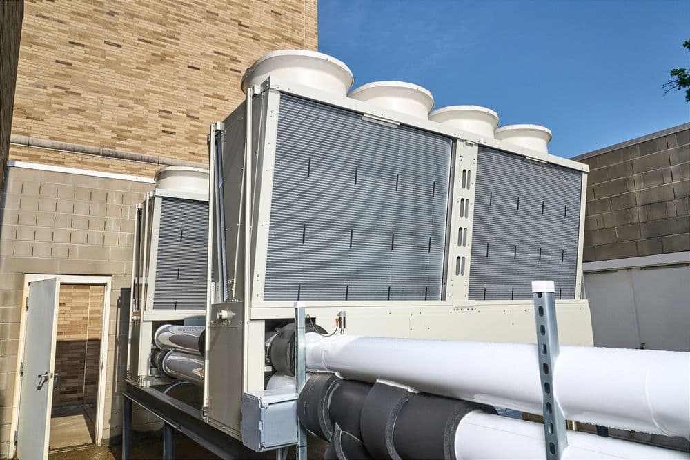 e-chiller installed front view