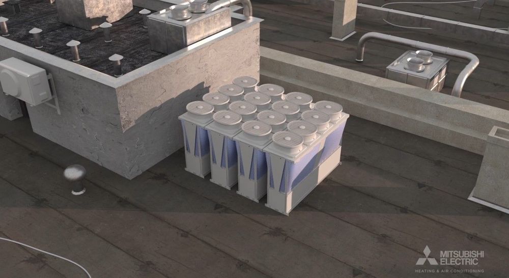 e-chiller top View