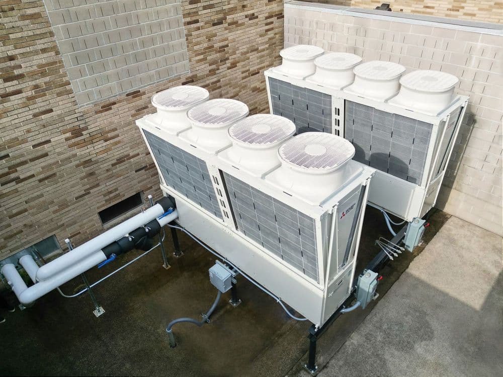 e-chiller installed top view