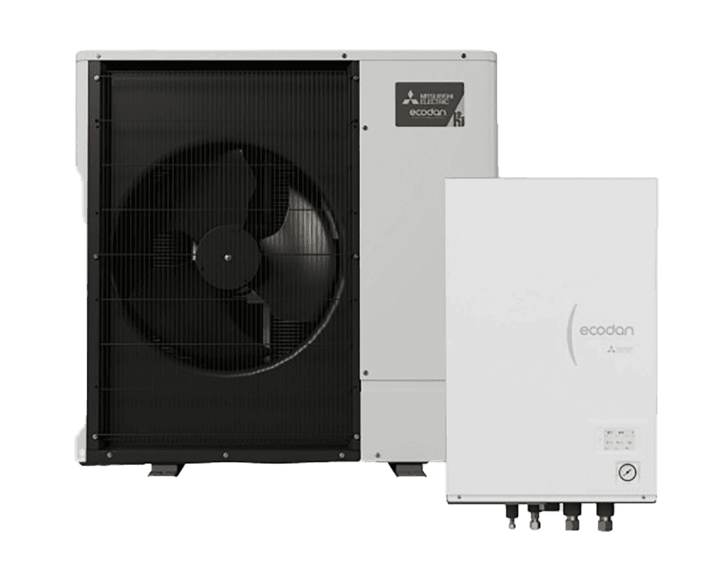 ecodan outdoor unit and hydrobox