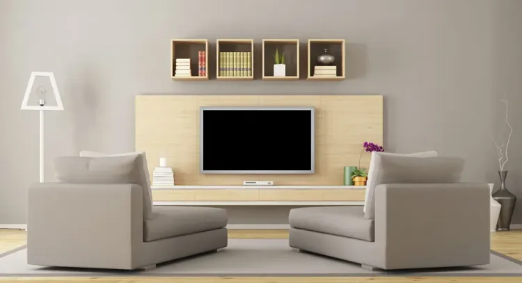 Tackle Single Room Challenges with a Ductless Mini Split System contemporary indoors family minimalist sofa room comfort apartment parquet seat luxury cushion inside chair shelf leather