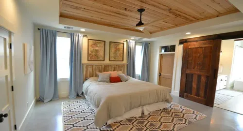 Zoning HVAC System Cost bedroom room indoors bed luxury contemporary home family hotel house window curtain table seat