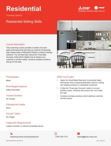 residential-selling-skills-training-flyer cover preview